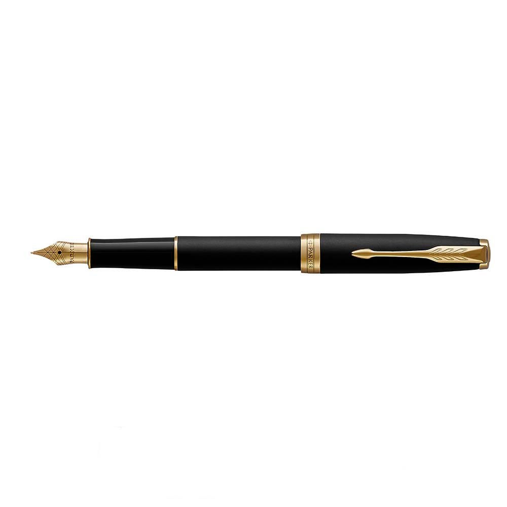 Parker Sonnet Metal & Black GT Rollerball - Rollerball | Appelboom.com